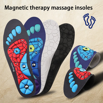 Magnetic Therapy Massage Insoles Men Foot Acupoint Massage Insoles Arch Support Orthopedic insole Comfort Shoe Pads 1Pair/2Pair