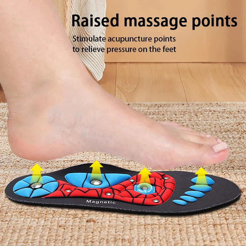 Magnetic Therapy Massage Insoles Men Foot Acupoint Massage Insoles Arch Support Orthopedic insole Comfort Shoe Pads 1Pair/2Pair